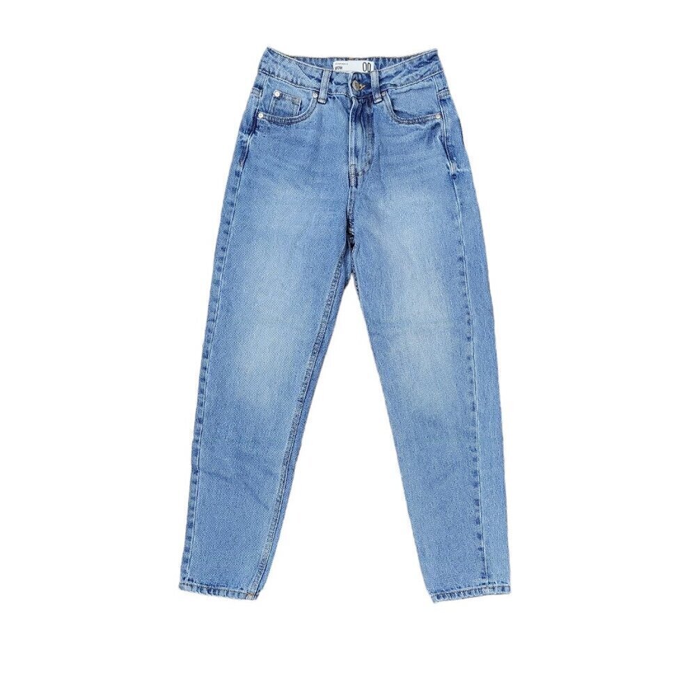 Refuge Denim MOM Women's Jeans Size 00 High Rise Medium Wash Skinny Crop